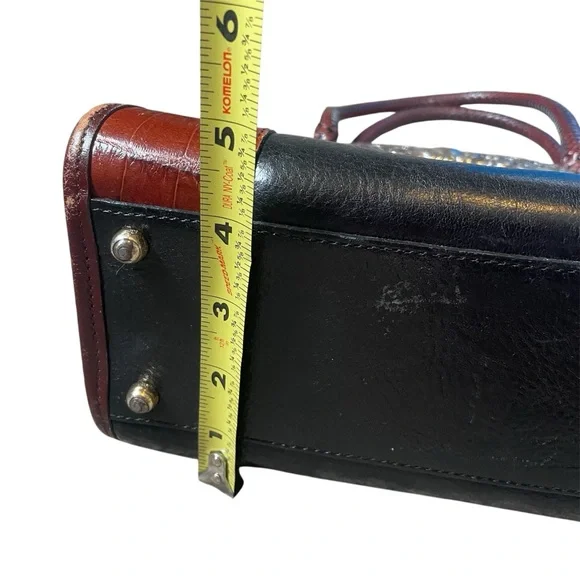 🍁Brighton Vintage Bag Leather embellished - Picture 6 of 13